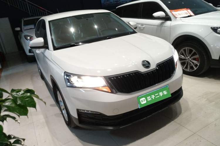 Used Skoda Kamiq 2021 1.5L Automatic Standard Edition Front Right 45 Deg