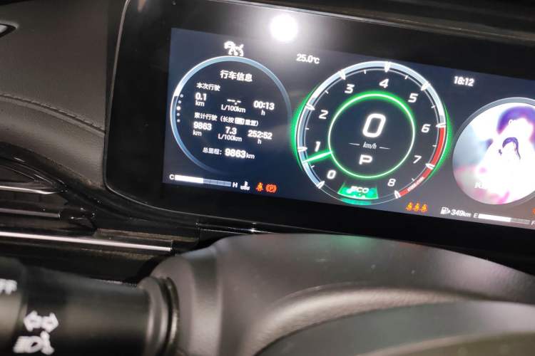 Used GAC Trumpchi EMPOW 2024 270T DCT Yingbao R-Style Edition Odometer Close Up