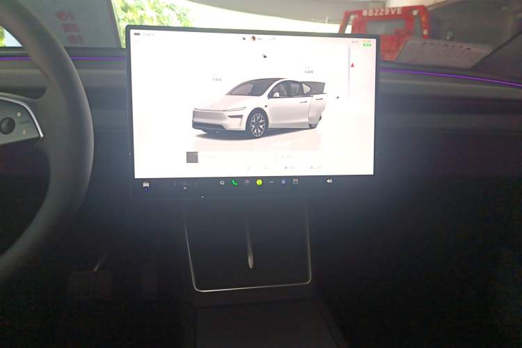 Used Tesla Model Y L 2025 Model Long-Range All-Wheel-Drive Version Audio And AC Panel