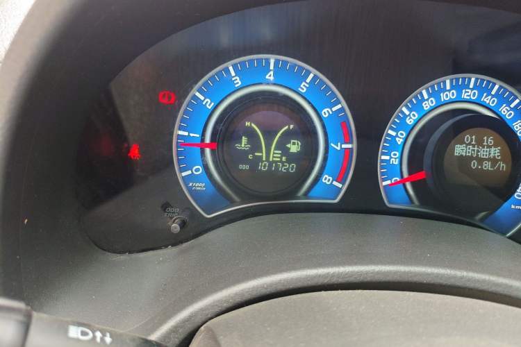 Used BYD L3 2012 1.5L Manual Comfort Edition Odometer Close Up