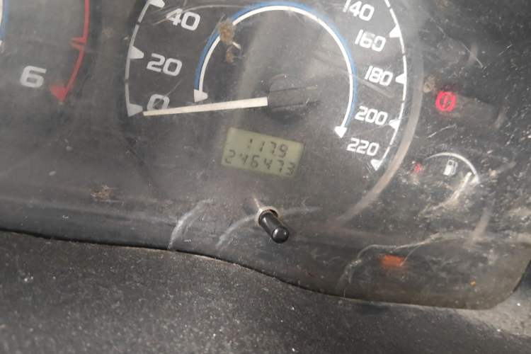 Used JMC Transit  Odometer Close Up