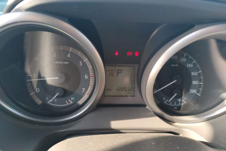 Used Toyota Prado  Odometer Close Up