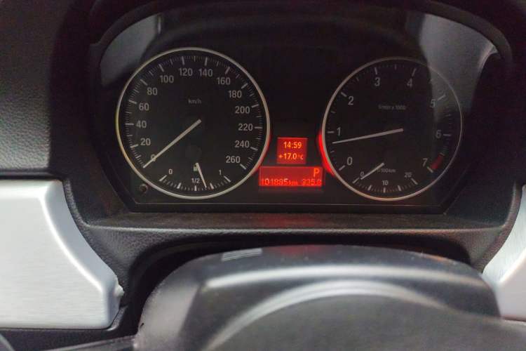 Used BMW 3 Series 2011 320i Convertible Coupe Odometer Close Up