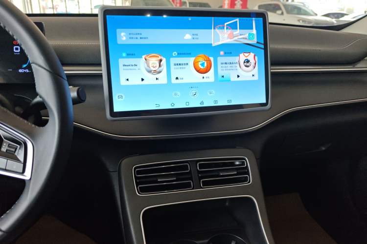 Used BYD Destroyer 05 2024 HONOR Edition DM-i 55KM Luxury Model Audio And AC Panel