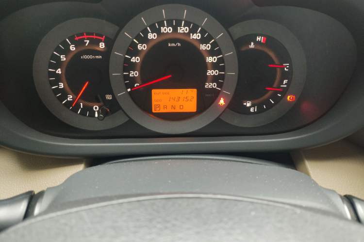 Used Toyota RAV4 2011 2.0L Automatic Luxury Edition Odometer Close Up