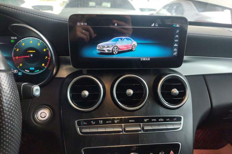 Used Mercedes-Benz C-Class 2021 C 260 L Sport Edition Star Collection Audio And AC Panel