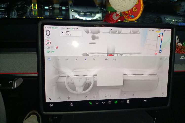 Used Tesla Model Y 2024 Rear-Wheel-Drive Version Audio And AC Panel