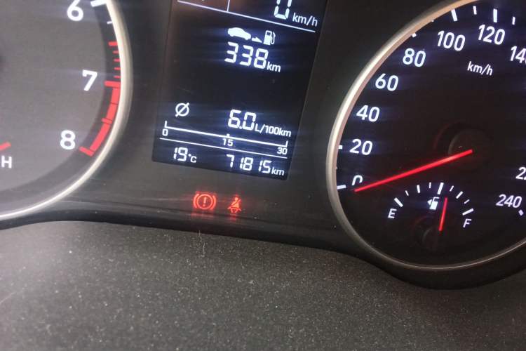 Used Hyundai Celesta 2020 1.6L Automatic GL Enjoyable Edition Odometer Close Up