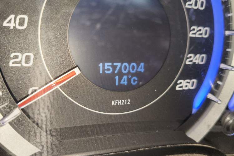 Used Honda Spirior 2009 2.4L Prestige Edition Odometer Close Up