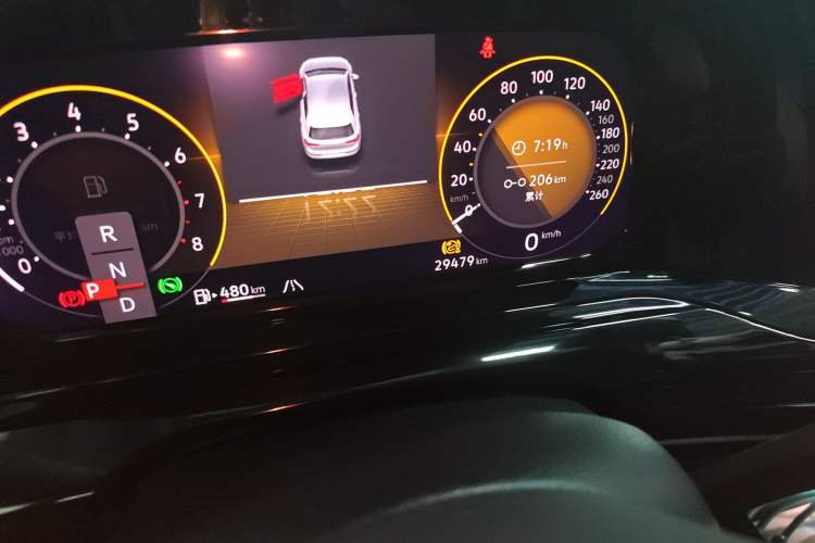 Used Volkswagen Golf 2024 280TSI DSG R-Line 50th Anniversary Edition Odometer Close Up