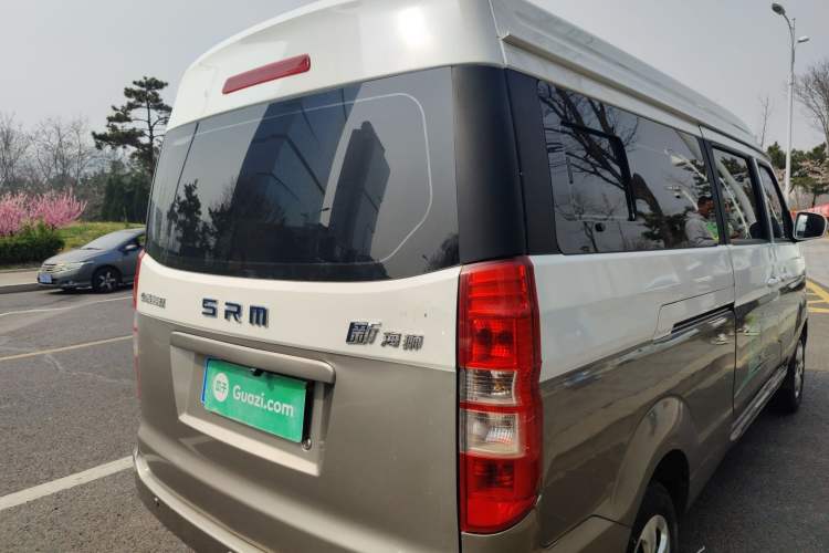 Used Jinbei New Hiace X30L CNG 2023 100L CNG Wealth Edition Bus 6/7 Seats No Air Conditioning SWCC15M Rear Right 45 Deg