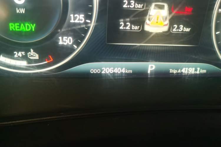 Used Dongfeng Fengon E3 2019 EV Zhiyue Model Odometer Close Up