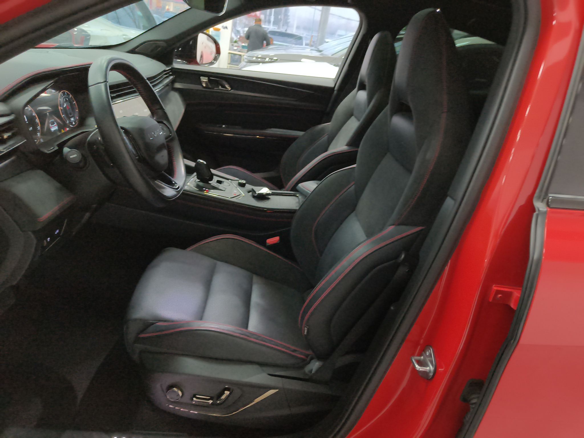 Переднее сиденье в автомобиле