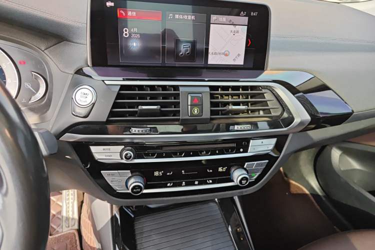 Used BMW X3 2018 xDrive25i M Sport Package China VI Audio And AC Panel