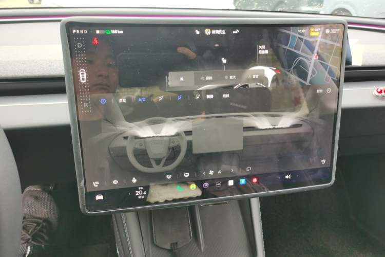 Used Tesla Model 3 2023 Long-Range All-Wheel-Drive Version Audio And AC Panel