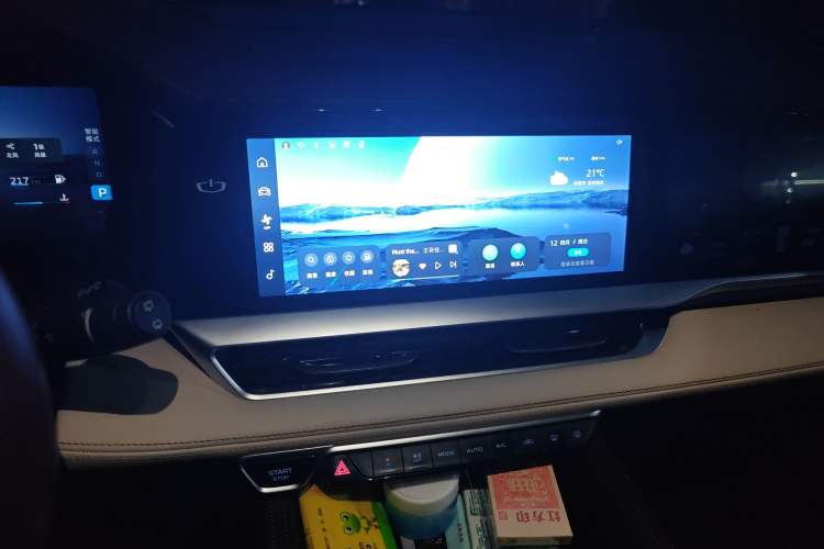 Used Geely Auto Monjaro L 2021 2.0TD High-Power Automatic All-Wheel Drive Luxury Version Audio And AC Panel