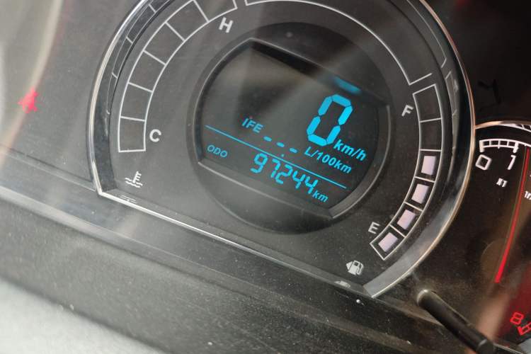 Used Great Wall M4 2012 1.5L Manual Comfort Version Odometer Close Up