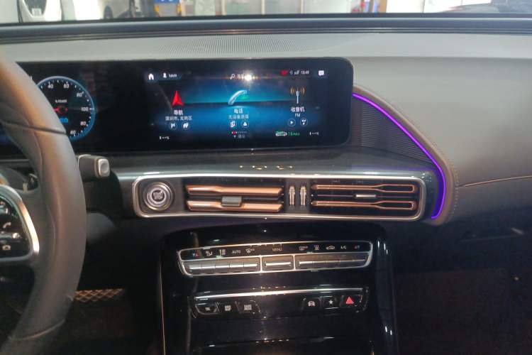 Used Mercedes-Benz EQC 2021 EQC 350 4MATIC Audio And AC Panel