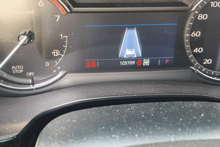 Used Cadillac XT6 2021 2.0T Six-Seater Four-Wheel-Drive Luxury Version Odometer Close Up