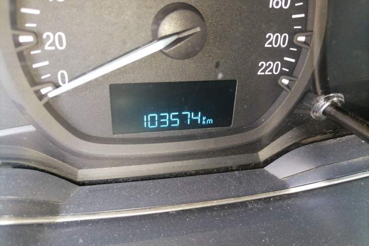 Used Ford Escort 2015 1.5L Manual Comfort Model Odometer Close Up