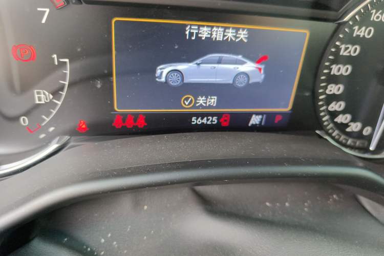 Used Cadillac CT5 2022 28T Luxury Version (Standard Edition) Odometer Close Up