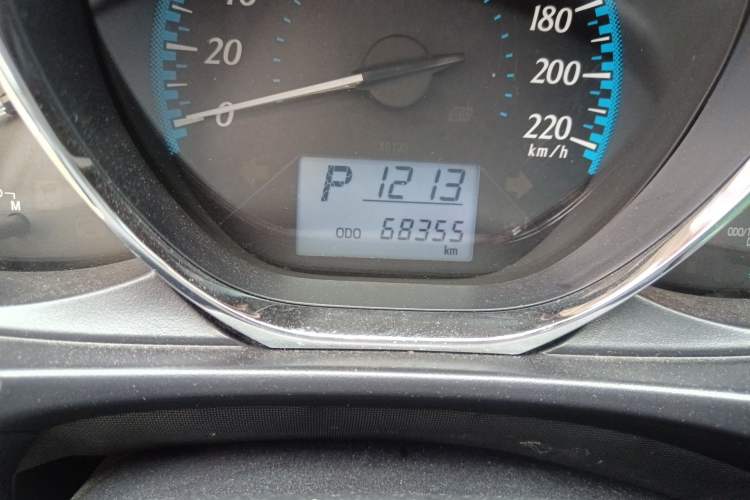 Used Toyota YARiS L Zhi Xuan 2016 Revised 1.5E CVT Charming Edition Odometer Close Up