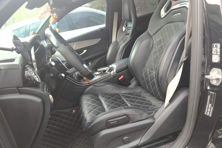 Used Mercedes-Benz GLC Coupe AMG 2018 AMG GLC 63 S 4MATIC+ Coupe SUV Left Front Seat