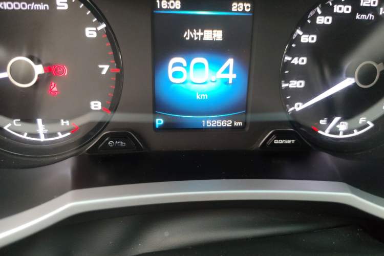 Used Geely Auto Emgrand GS 2019 1.4T CVT Edition Odometer Close Up