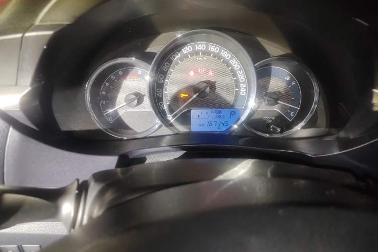 Used Toyota Levin 2017 1.2T G CVT Elite Edition Odometer Close Up