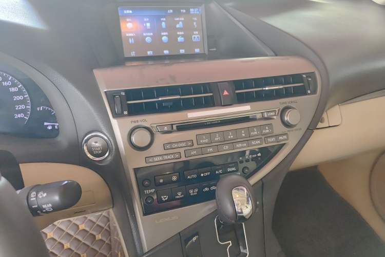 Used Lexus RX Classic 2013 270 Elite Edition Audio And AC Panel