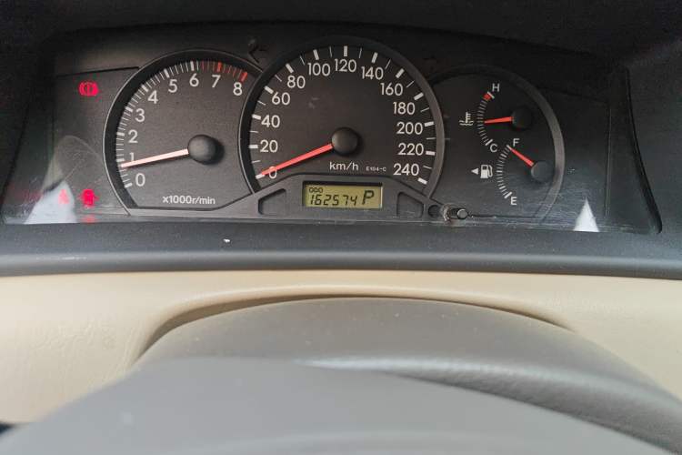 Used Toyota Corolla EX 2011 1.6L Automatic Classic Edition Odometer Close Up