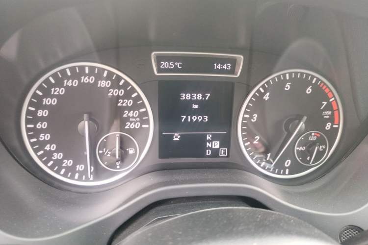 Used Mercedes-Benz A-Class 2013 A 180 Fashion Model Odometer Close Up