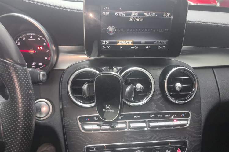 Used Mercedes-Benz C-Class 2016 C 180 L Sport Edition Audio And AC Panel