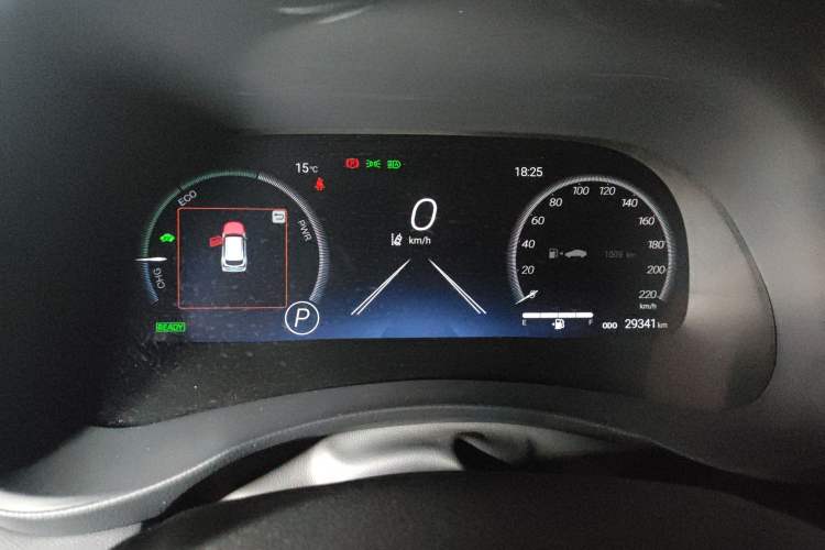 Used Toyota Highlander 2024 2.5L Smart Electric Hybrid Dual-Engine Four-Wheel Drive Prestige Version – 7 Seats Instrument Cluster