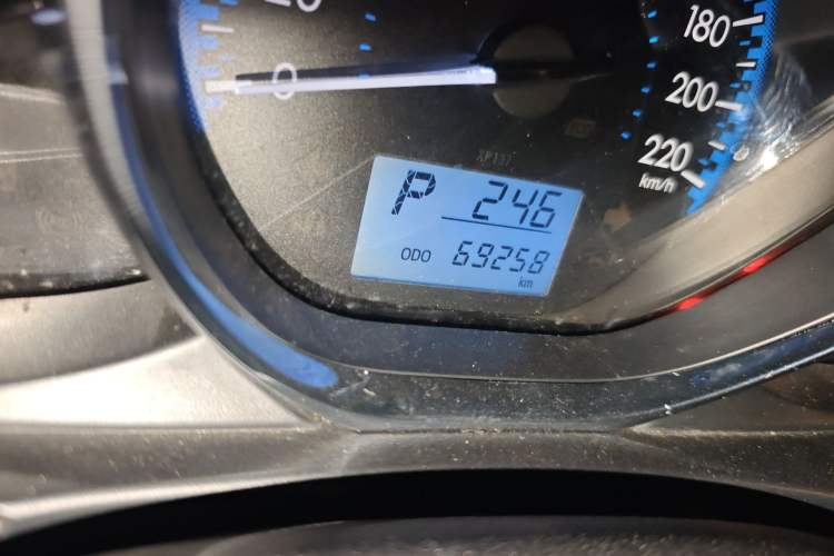 Used Toyota Vios FS 2019 1.5L CVT Fengchi Edition Odometer Close Up