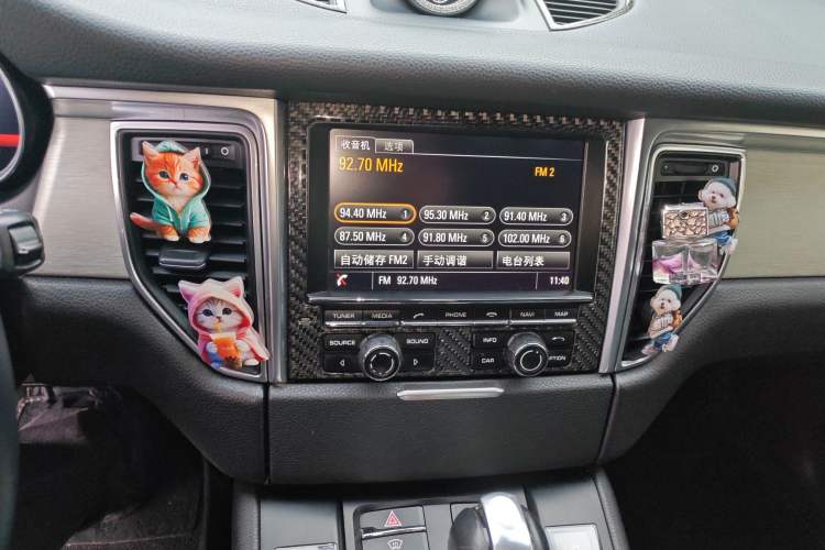 Used Porsche Macan 2014 Macan S 3.0T Audio And AC Panel