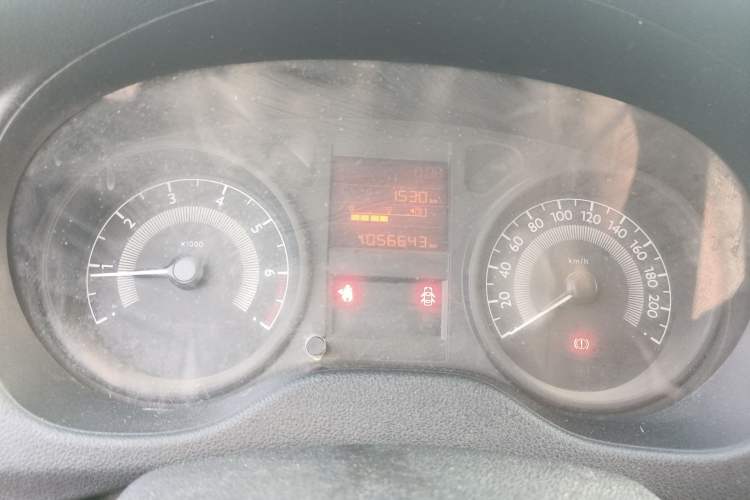 Used Peugeot 301 2016 1.6L Manual Comfort Edition Odometer Close Up