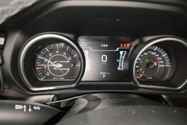 Used Jeep Grand Commander 2020 2.0T Four-Wheel Drive Elite Enhanced Edition Odometer Close Up