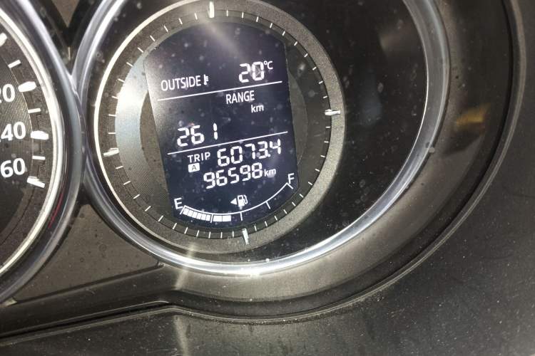 Used Mazda Atenza 2015 2.0L Blue Sky Luxury Edition Odometer Close Up