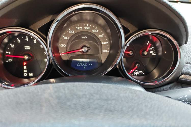 Used Cadillac CTS 2010 3.0 Elite Sport Edition Odometer Close Up