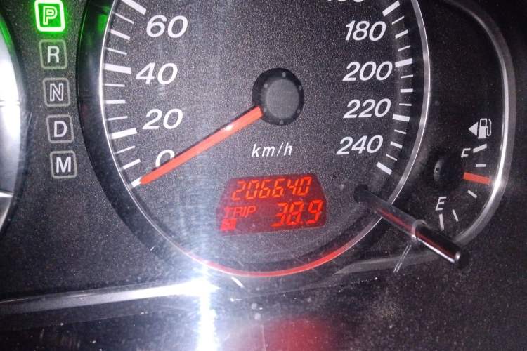 Used Mazda 6 2013 2.0L Automatic Fashion Edition Odometer Close Up