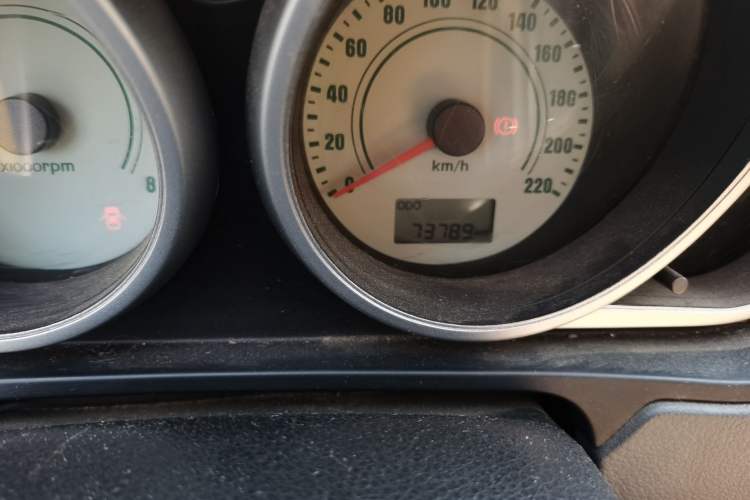 Used Haima Qubit 2011 1.3L Manual Standard Edition Odometer Close Up