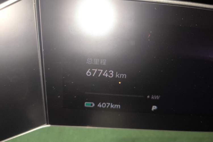 Used Zeekr 001 2022 Ultra-Long Range Dual-Motor YOU Version Odometer Close Up