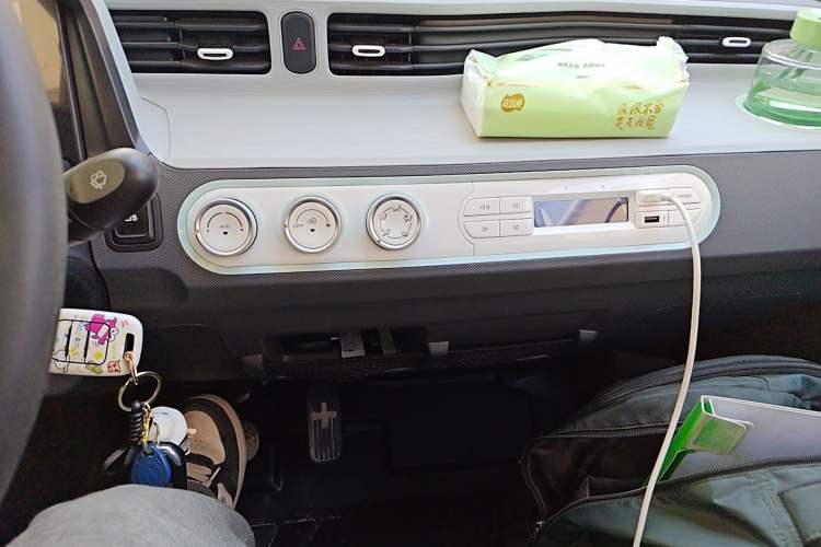 Used Wuling Hongguang MINIEV 2021 Macaron Fashion Model Lithium Iron Phosphate Audio And AC Panel