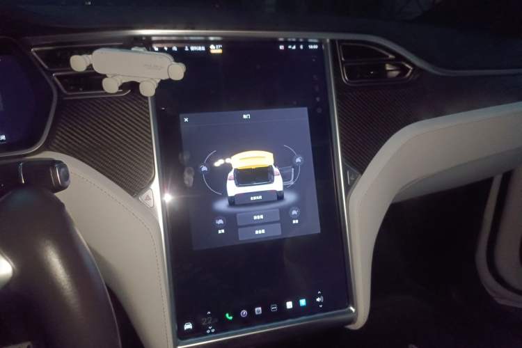 Used Tesla Model X 2016 X P100D Performance High-Performance Edition Audio And AC Panel