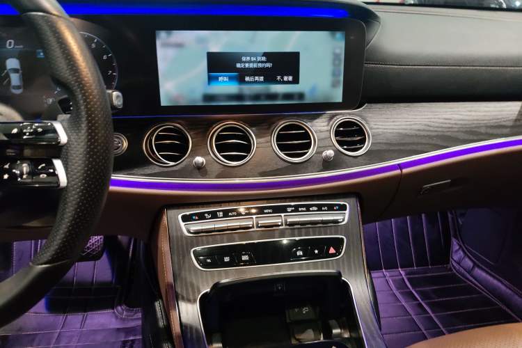 Used Mercedes-Benz E-Class 2021 E 300 L Sporty and Stylish Model Audio And AC Panel