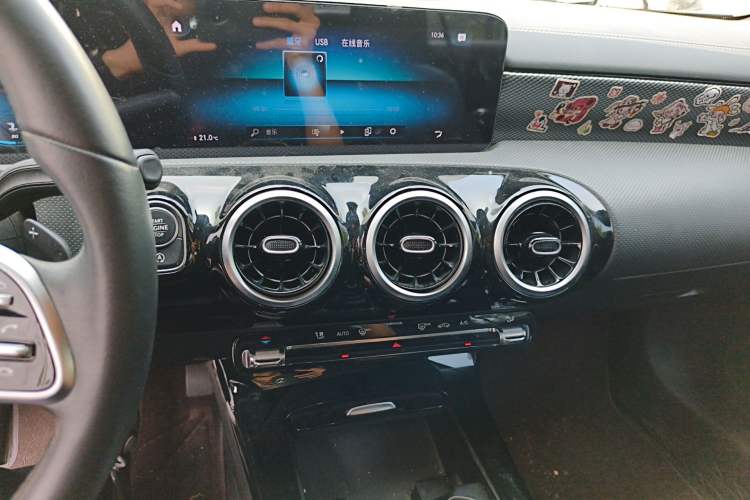 Used Mercedes-Benz A-Class 2021 A 180 L Sport Sedan Audio And AC Panel