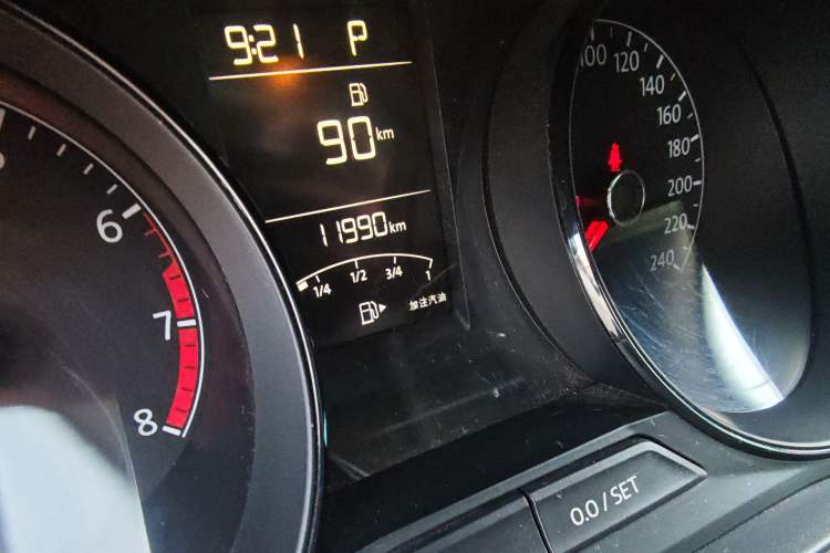 Used Volkswagen Lavida 2019 Lavida Start 1.5L Automatic Trendy Version China VI Standard Odometer Close Up