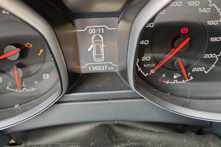 Used Chery Tiggo 5 2014 2.0L Manual Jia Yue Edition Odometer Close Up