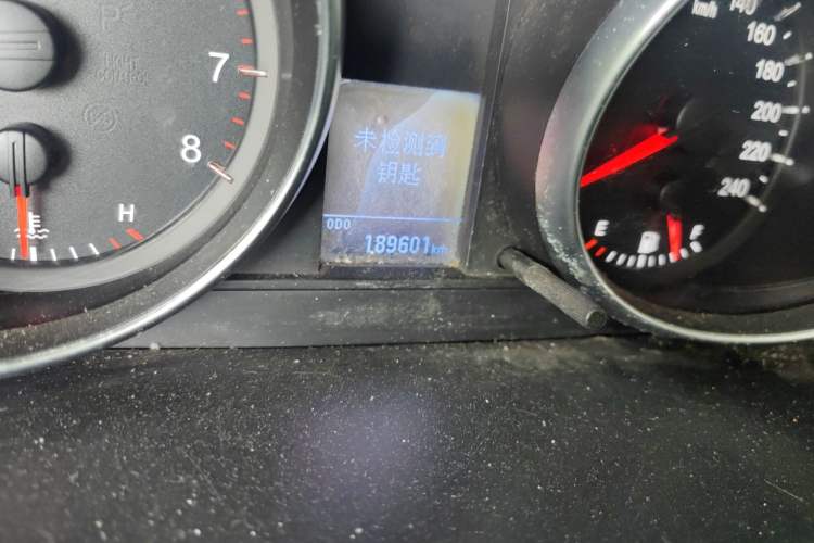 Used Haval H6 2013 Sport Edition 1.5T Manual Two-Wheel Drive Prestige Model Odometer Close Up